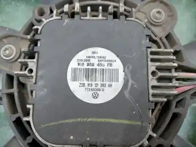 Second-hand car spare part radiator cooling fan for volkswagen golf vi variant (aj5) 1.6 tdi oem iam references 1k0121205ac  