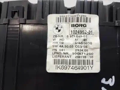 Second-hand car spare part DASHBOARD for BMW SERIE 1 BERLINA (E81/E87)  OEM IAM references 697464901  