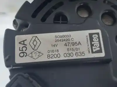 Автозапчастина б/у генератор для renault scenic rx4 (ja0) 2.0 16v dynamique посилання на oem iam 8200030635  