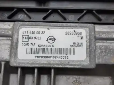 Second-hand car spare part ecu engine control for ssangyong korando limited 4x2 oem iam references 6715400032  