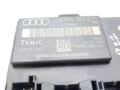 Автозапчасти б/у закрытый распределительный щит за audi q7 (4l) 4.2 v8 32v fsi ссылки oem iam 4l0959794b  