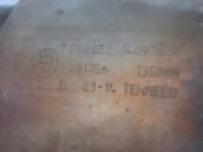 Pezzo di ricambio per auto di seconda mano catalizzatore per bmw x1 (e84) sdrive 18i 150 cv / 110 kw riferimenti oem iam 7599655  