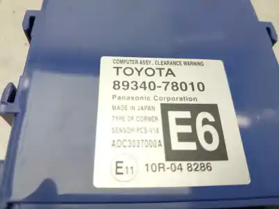 Pezzo di ricambio per auto di seconda mano modulo elettronico per lexus nx (az10) 300h 2wd 155 cv / 114 kw riferimenti oem iam 8934078010