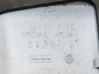 Second-hand car spare part rear spoiler for volkswagen scirocco (137) 2.0 tdi (130kw) oem iam references 1k8827933e  