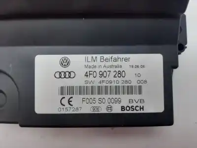 Автозапчасти б/у электронный модуль за audi a6 c6 avant (4f5) 2.7 tdi ссылки oem iam 4f0907280  
