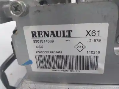 Second-hand car spare part steering column for renault kangoo profesional oem iam references 8201514069  