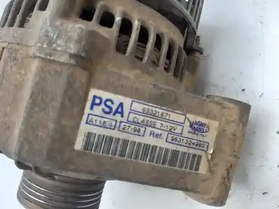 Piesă de schimb auto la mâna a doua ALTERNATOR pentru PEUGEOT 306 BERLINA 3/4/5 PUERTAS (S2)  Referințe OEM IAM 9631324980  