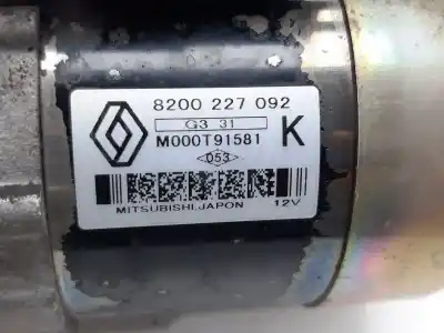 Second-hand car spare part starter motor for renault clio ii fase ii (b/cb0) expression oem iam references 8200227092