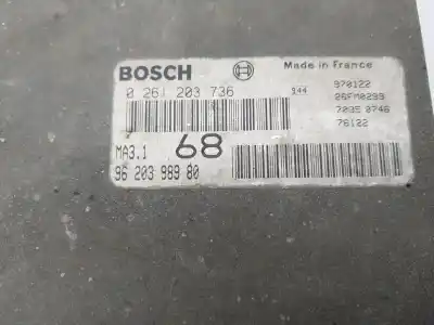 Peça sobressalente para automóvel em segunda mão centralina de motor uce por citroen saxo 1.1 sx referências oem iam 9620398980