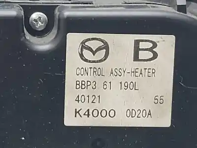 Peça sobressalente para automóvel em segunda mão comando de sofagem (chauffage / ar condicionado) por mazda 3 lim. (bl) active referências oem iam bbp361190l  