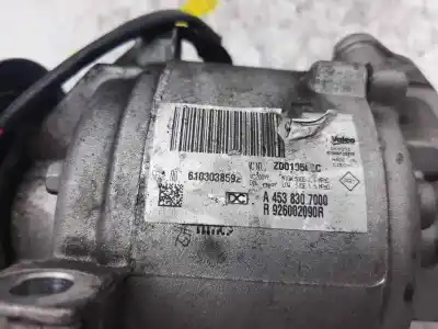 Peça sobressalente para automóvel em segunda mão compressor de ar condicionado a/a a/c por smart forfour basis (66kw) (453.044) 90 cv / 66 kw referências oem iam a4538307000  