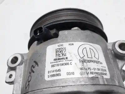 Recambio de automóvil de segunda mano de compresor aire acondicionado para fiat tipo ii (356) sedan street 95 cv / 70 kw referencias oem iam 51986965  
