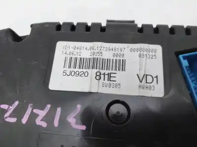 Автозапчастина б/у панель інструментів для skoda fabia (5j2 ) ambition посилання на oem iam 5j0920811e