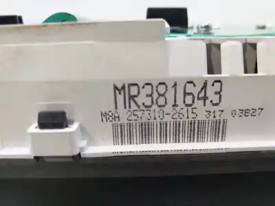Автозапчасти б/у приборная доска за mitsubishi montero pinin (h60/h70) 1800 gdi ссылки oem iam mr381643  