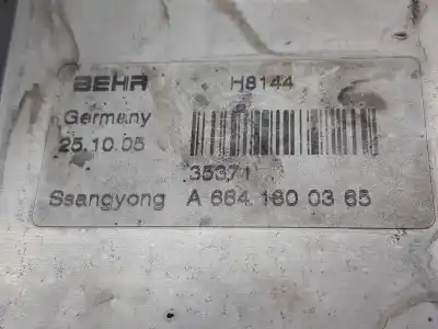 Автозапчасти б/у охладитель моторного масла за ssangyong kyron 200 xdi premium 4wd ссылки oem iam a6641800365  