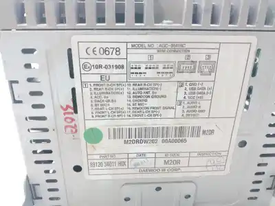 Second-hand car spare part audio system / radio cd for ssangyong korando limited 4x2 oem iam references 8912034011hdx