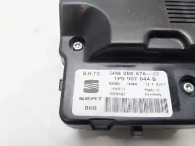 Peça sobressalente para automóvel em segunda mão comando de sofagem (chauffage / ar condicionado) por seat leon (1p1) 2.0 tdi 16v referências oem iam 1p0907044b  