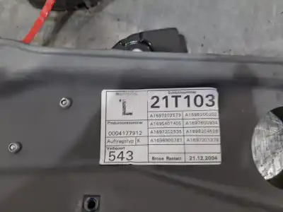 İkinci el araba yedek parçası ÖN SOL PENCERE REGÜLATÖRÜ için MERCEDES-BENZ CLASE A (W169)  OEM IAM referansları A1697201379  