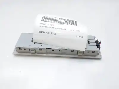 Автозапчастина б/у внутрішне світло для seat leon (5f1) style посилання на oem iam 5q0947291by20  