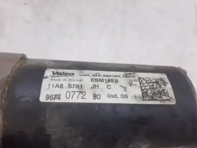 Peça sobressalente para automóvel em segunda mão motor de arranque por citroen c4 picasso live edition 131 cv / 96 kw referências oem iam 9674077280
