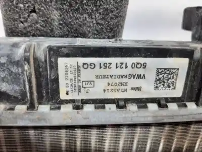 Автозапчастина б/у водяний радіатор для seat leon (5f1) style посилання на oem iam 5q0121251gq  