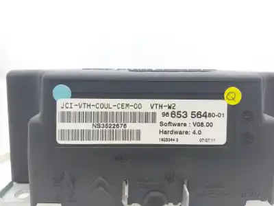 Second-hand car spare part multifunction display for peugeot 508 access oem iam references 9665356480  