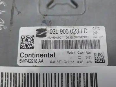Second-hand car spare part ecu engine control for seat toledo iv (kg3) 1.6 tdi oem iam references 03l906023ld Second-hand car spare part ecu engine control for seat toledo iv (kg3) 1.6 tdi oem iam references 03l906023ld