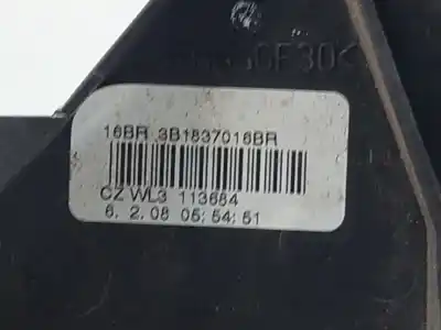 Автозапчастина б/у замок передній праві двері для volkswagen caddy ka/kb (2k) furg. 105 cv / 77 kw посилання на oem iam 3b1837016br  