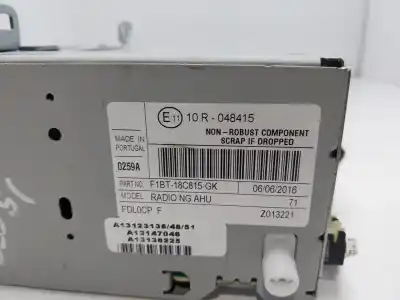 Автозапчастина б/у аудіо система / радіо cd для ford focus iii 1.5 tdci посилання на oem iam f1bt18c815gk
