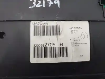 Peça sobressalente para automóvel em segunda mão quadrante por renault clio iii emotion referências oem iam 8200582705  