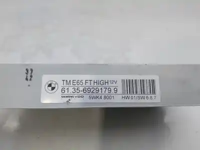 Pezzo di ricambio per auto di seconda mano modulo elettronico per bmw serie 7 (e65/e66) 730d riferimenti oem iam 61356929179  
