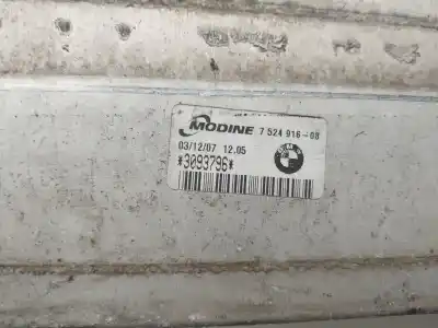 Pezzo di ricambio per auto di seconda mano intercooler per bmw serie 1 berlina (e81/e87) 118d riferimenti oem iam 752491608  