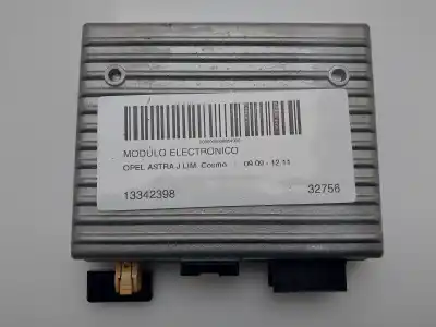 Second-hand car spare part electronic module for opel astra j lim. cosmo oem iam references 13342398  