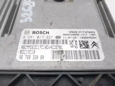 Peça sobressalente para automóvel em segunda mão centralina de motor uce por citroen c3 selection referências oem iam 9676833080