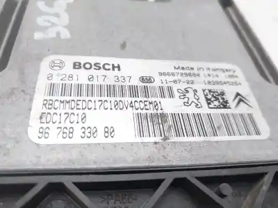Second-hand car spare part ecu engine control for citroen c3 selection oem iam references 9676833080  