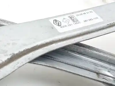 Автозапчастина б/у регулятор вікна передній лівий для renault clio iii confort dynamique посилання на oem iam 8200291145  