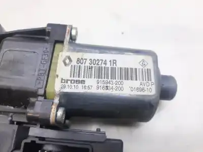 Pezzo di ricambio per auto di seconda mano motore alzacristalli anteriore destro per renault scénic iii (jz0/1_) 1.9 dci (jz0j, jz1j, jz1k, jz1s) riferimenti oem iam 807302741r  