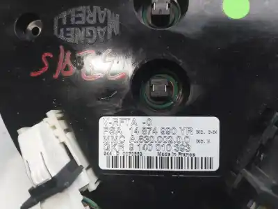 Peça sobressalente para automóvel em segunda mão comando de sofagem (chauffage / ar condicionado) por citroen c8 2.0 hdi sx referências oem iam 14874990yr  