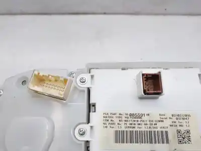 Peça sobressalente para automóvel em segunda mão quadrante por peugeot 208 allure referências oem iam 9808559180  