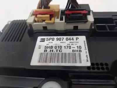 Peça sobressalente para automóvel em segunda mão comando de sofagem (chauffage / ar condicionado) por seat leon (1p1) reference referências oem iam 5p0907044p  
