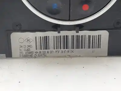 Pièce détachée automobile d'occasion COMMANDE DE CLIMATISATION / CHAUFFAGE pour RENAULT SCENIC III  Références OEM IAM 8200501465  