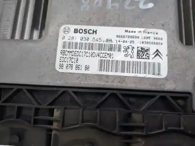 Second-hand car spare part ecu engine control for citroen c3 collection oem iam references 9807886180  