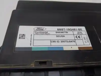 Second-hand car spare part electronic module for ford kuga (cbv) titanium oem iam references 8m5t19g481be