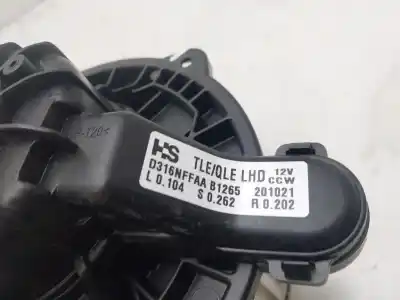 Peça sobressalente para automóvel em segunda mão ventilador de aquecimento por kia sportage iv (ql, qle) 1.6 gdi referências oem iam d316nffaa