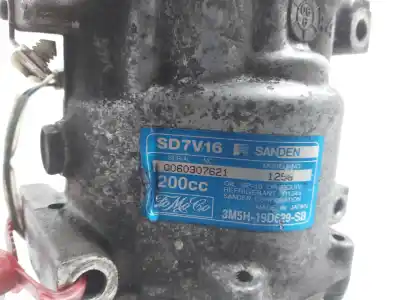 Peça sobressalente para automóvel em segunda mão compressor de ar condicionado a/a a/c por mazda 3 sedán (bk) 1.6 di turbo (bk12y) referências oem iam 3m5h19d629  