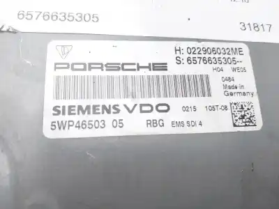 Second-hand car spare part ecu engine control for porsche cayenne (typ 9pa1) s oem iam references 6576635305  