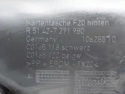Автозапчасти б/у обивка задней правой двери за bmw 1 (f20) 116 d ссылки oem iam 51427271980  