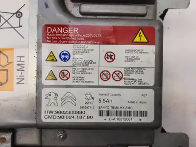 Gebrauchtes Autoersatzteil batterie zum peugeot 508 i 2.0 hdi hybrid4 awc oem-iam-referenzen 9802300880  