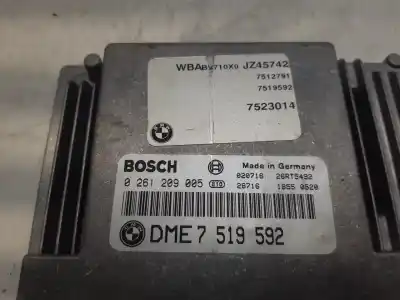 Second-hand car spare part ecu engine control for bmw serie 3 coupe (e46) 318 ci oem iam references 7519592  