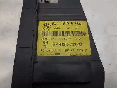 Peça sobressalente para automóvel em segunda mão comando de sofagem (chauffage / ar condicionado) por bmw serie 3 coupe (e46) 318 ci referências oem iam 64116919784